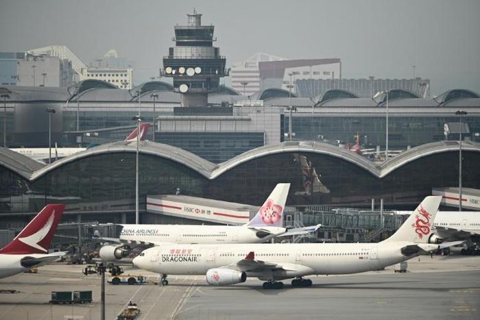 Dan Garrett said he was turned away after landing in Hong Kong