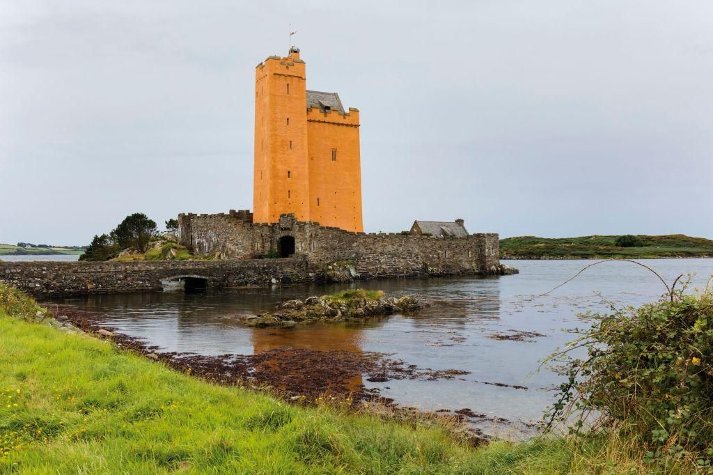Kilcoe Castle in County Cork, Ireland, which Irons purchased and renovated.