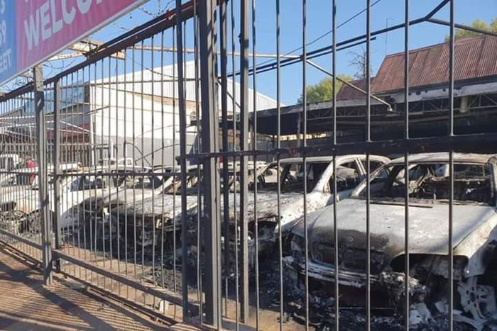 Nigerian-owned car sales business burnt by South African mob [NAN]