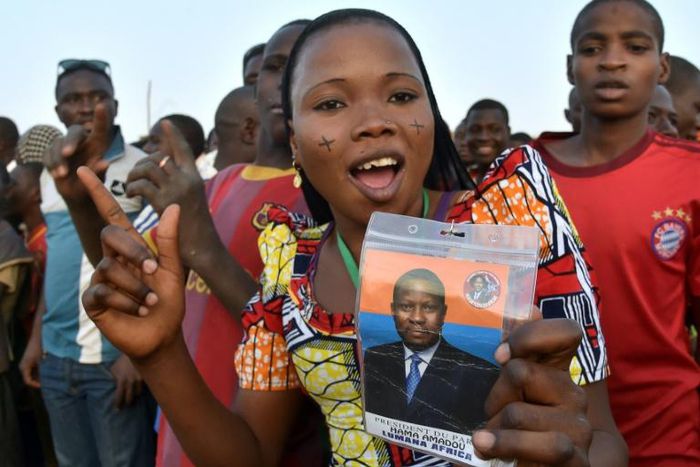 Amadou campaigned for the 2016 presidential elections from his prison cell