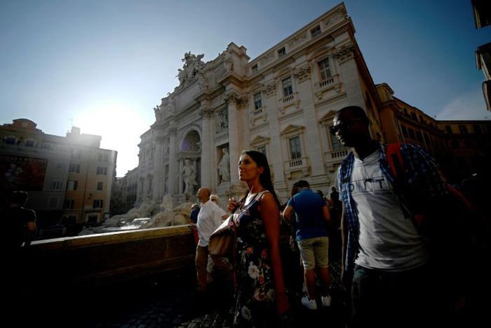 Rome's Trevi Fountain is one of the stops on the tour