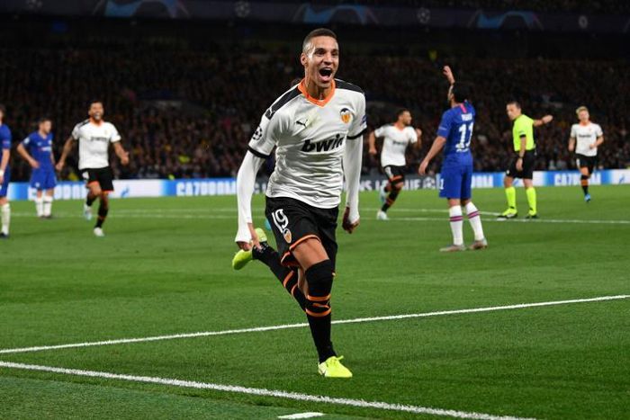 Rodrigo scored the only goal as Valencia beat Chelsea 1-0 at Stamford Bridge