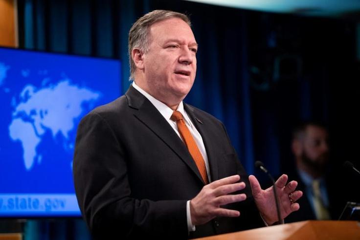 US Secretary of State Mike Pompeo indicated an openness during a news conference to investigating Ukraine