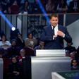 Canada's Prime Minister and Liberal leader Justin Trudeau (L) and Conservative leader Andrew Scheer take part in an election debate on October 10, 2019