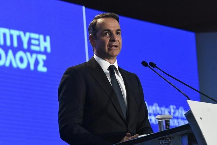 Greece has asked for early repayment of its IMF loan, according to Prime Minister Kyriakos Mitsotakis, in an image from September 7, 2019