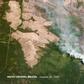 This satellite picture from Planet Labs, Inc shows smoke from fires in Brazil's Mato Grosso state