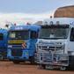 A long line of lorries from Niger and elsewhere in West Africa is stranded at Dan Issa after Nigeria closed its borders
