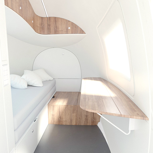 This Ecocapsule is Basically a Mobile Hotel Room