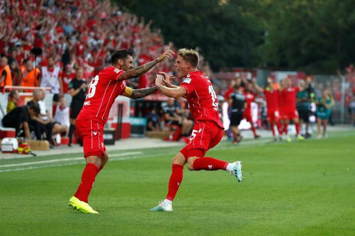 Marius Buelter scored twice as Union Berlin claimed their first ever Bundelsiga win