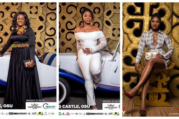 Minister for Tourism, Arts, and Culture, Hon. Barbara Gyesi, Shatta Michy and Eazzy.