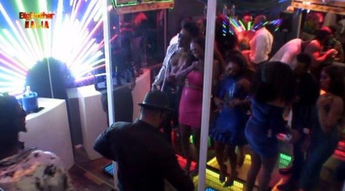 BBNaija Pepper Dem 14th Saturday Night Party [Twitter/BBNaija]