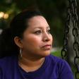 Teodora Vasquez is photographed during an interview with AFP in San Salvador on September 12, 2019