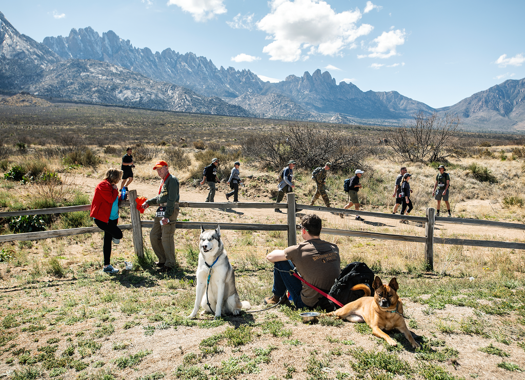 <strong>NOT A SPECTATOR SPORT:</strong> Most of the course is inaccessible to onlookers, denying marchers the adrenaline of an audience, but some spectators do find spots from which to takin in the suffering.