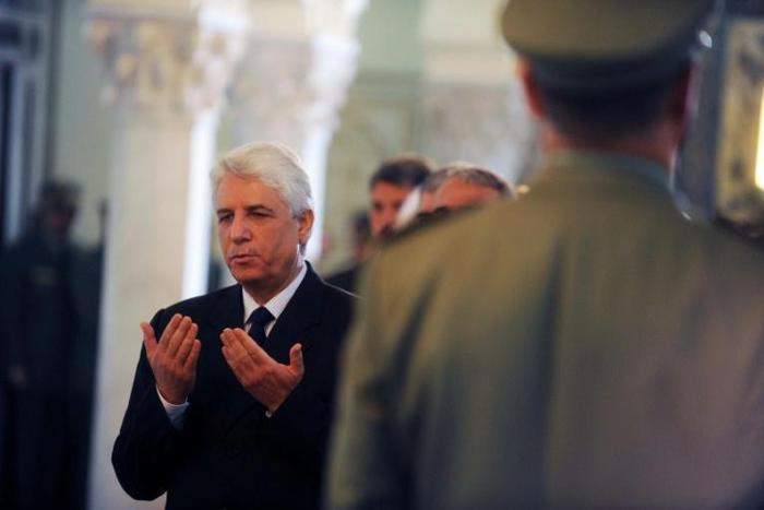 Algeria's former justice minister Tayeb Louh, seen in this 2012 picture, has been placed in preventative detention on allegations of abuse of power