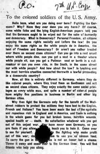 The German Message to Watchmen Soldiers is Real