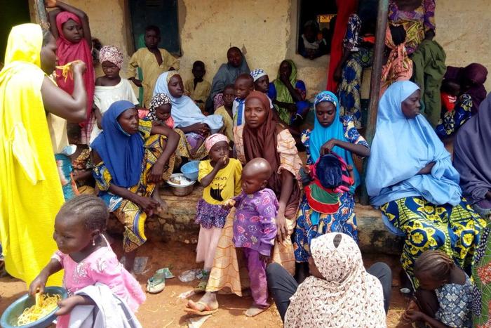 Displaced villagers in Kaduna state (NAN)