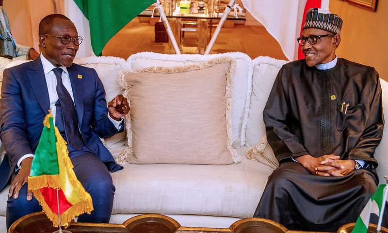 President Muhammadu Buhari and President Patrice Talon of Benin Republic [Twitter/@GovNigeeria]