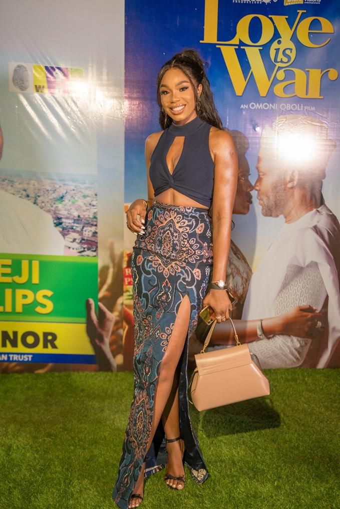 Sharon Ooja at the Love Is War movie premiere