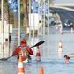 A road in the town of Palavas-les-Flots in southern France on Saturday