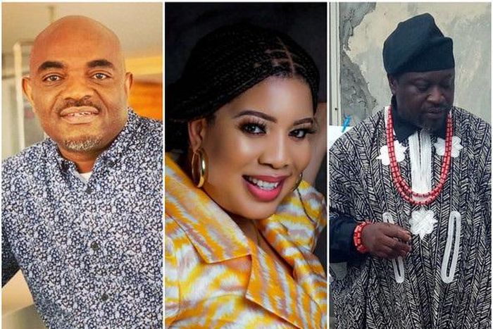 Emeka Rollas, Monalisa Chinda and Femi Branch [Instagram/emekarollas/monalisachinda/femibranch]