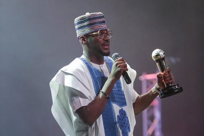 2Baba Idibia gets special recognition at AFRIMMA 2019. (AFRIMMA)