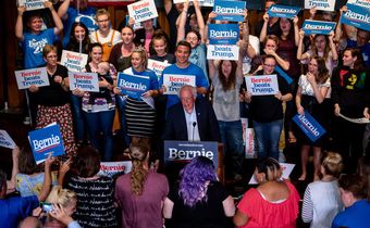 Sanders Posts Biggest Quarter, Adding $25 Million