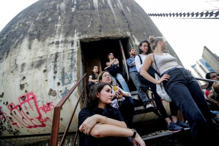 Beirut's 'Egg' is among several pre-war spaces occupied by academics and demonstrators