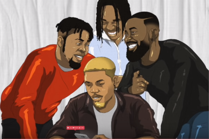 Reminisce featuring Naira Marley, Olamide and Sarz - Instagram. (YouTube/Reminisce)