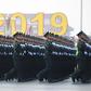 Chinese troops have rehearsed for the parade up to the last minute