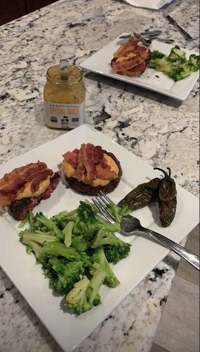 Ryan Culberson keto diet dinner