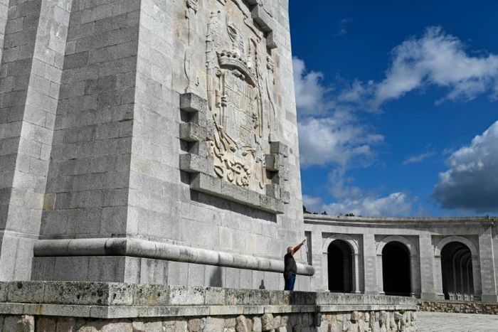 The giant Valle de los Caidos (Valley of the Fallen) at San Lorenzo del Escorial outside Madrid is a monument to Francoist combatants who died during the Spanish civil war as well as Franco´s final resting place
