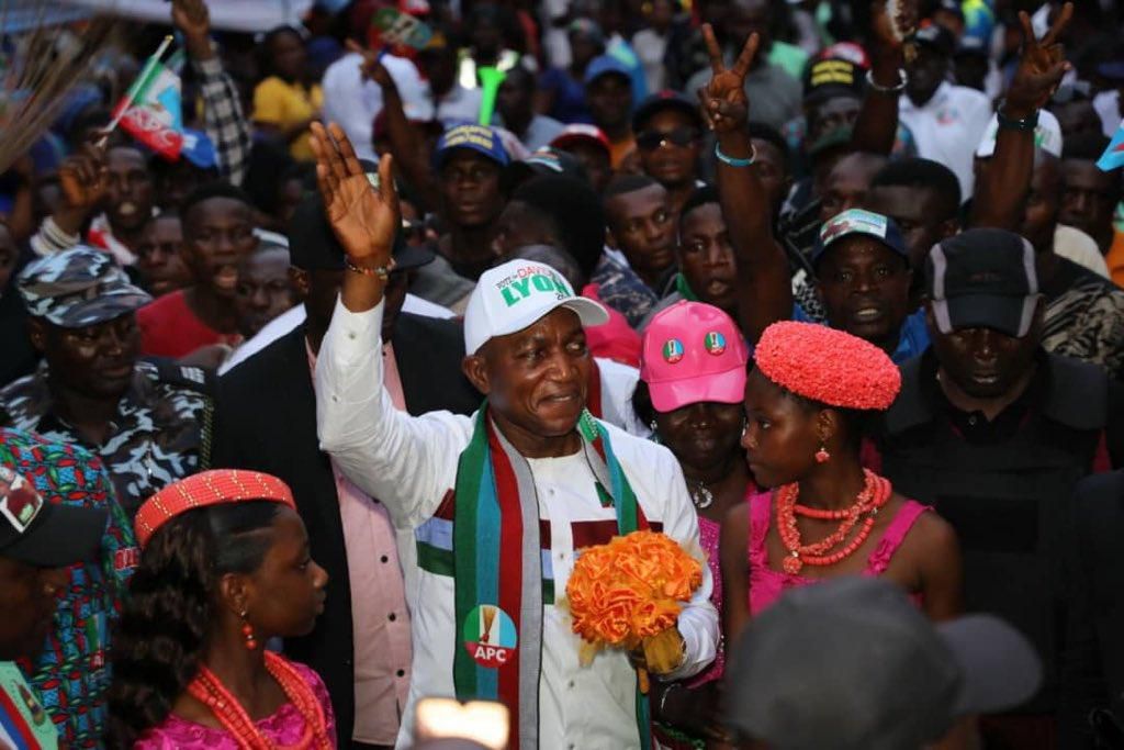 The All Progressives Congress governorship candidate in Bayelsa David Lyon. [Twitter/@APCBayelsa]