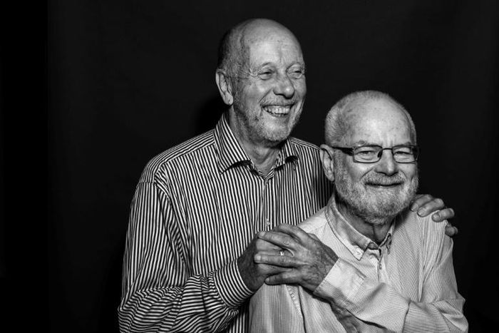 Ove Carlsen (L) and Ivan Larsen were two of the first to register as a same-sex couple on the very day Denmark made it legal