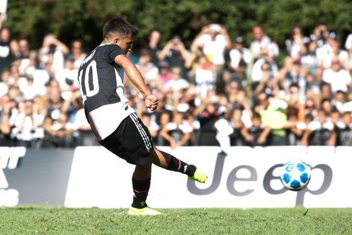 Argentine forward Paulo Dybala scored a double in Juventus's alpine opener