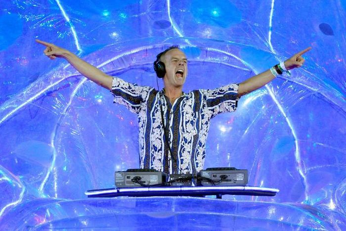 Fatboy Slim's remix samples Thunberg's UN demands for action to be taken "right here, right now", using it during each refrain of the song's title