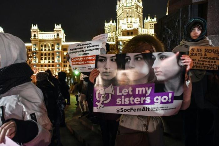 Russian sisters Krestina, Angelina and Maria Khachaturyan stabbed their father Mikhail to death in July, 2018 after suffering years of beatings and sexual assault
