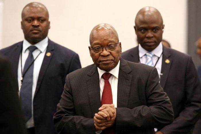 The ruling African National Congress (ANC) party forced Zuma to resign as president last year