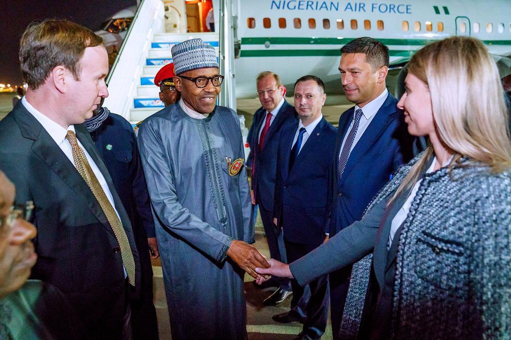 President Muhammadu Buhari [Twitter/@BashirAhmaad]