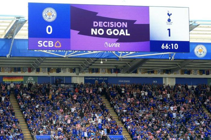 Tottenham had a goal ruled out by VAR in losing 2-1 to Leicester