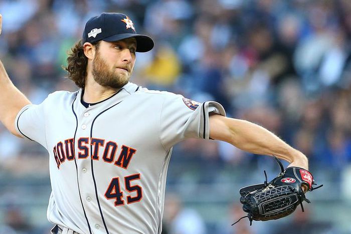 Two Women Flash Gerrit Cole At World Series