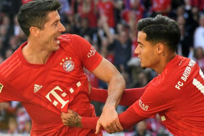 Polish forward Robert Lewandowski and Brazilian midfielder Philippe Coutinho are forging an impressive partnership for Bayern Munich after both scored in last weekend's 4-0 thrashing of Cologne