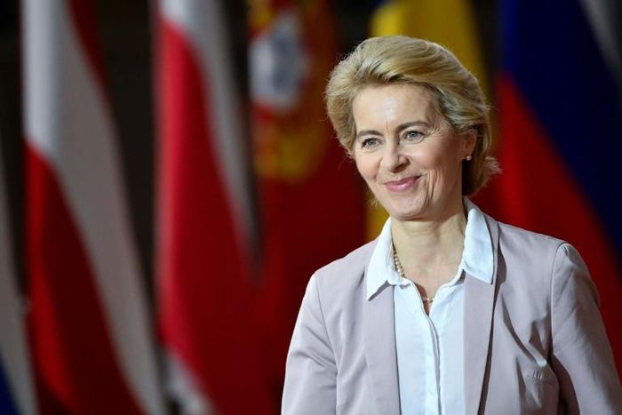 Incoming European Commission chief Ursula Von der Leyen (pictured October 18, 2019) is targeting a start date a month later than initially planned