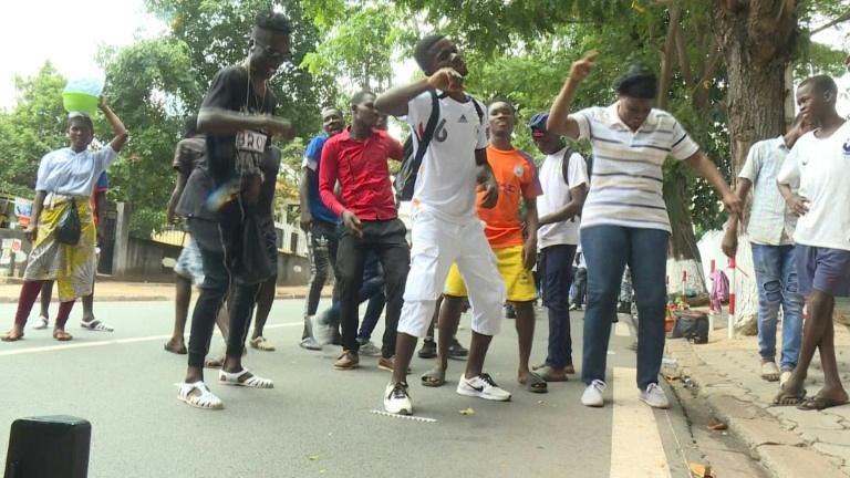 Ivorians sing and dance ahead of stadium ceremony for late DJ Arafat