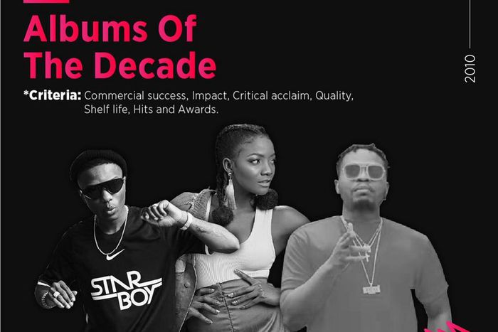 Top 10 albums of the decade (The 2010s). (Pulse Nigeria)