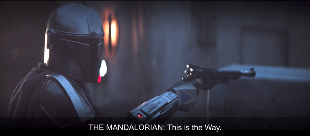 The Mandalorian This is the way star wars