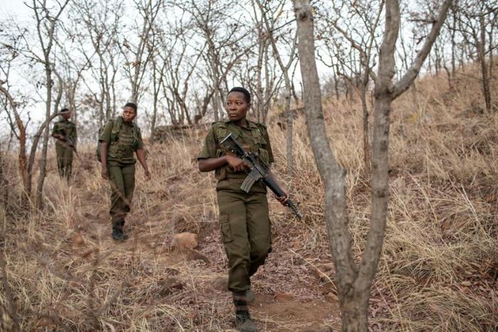 The Akashinga are all-female anti-poaching rangers in northern Zimbabwe