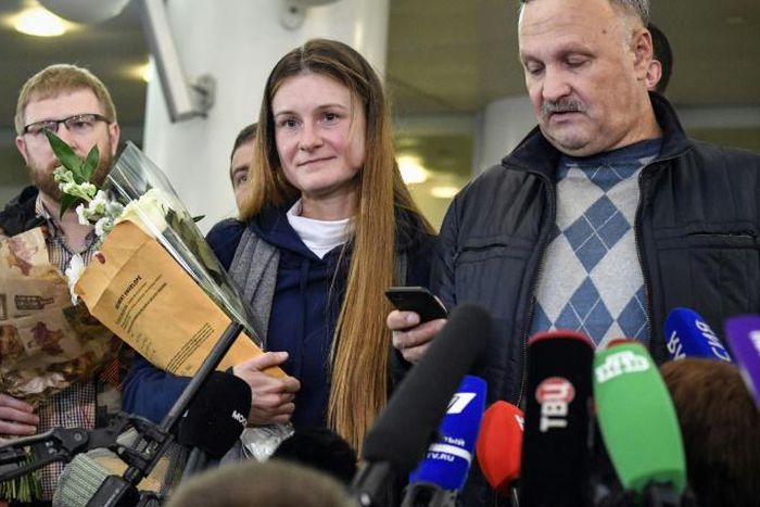 Butina in December entered a plea deal on a charge she acted as an illegal, unregistered foreign agent but was released Friday