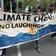 'We have tried petitions, lobbying and marches, and now time is running out.' Extinction Rebellion protesters in Melbourne, Australia.