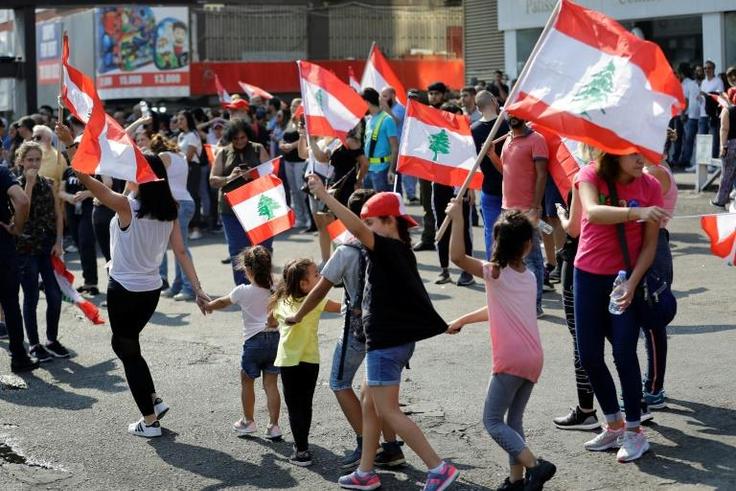 Lebanese schoolchildren have joined the protests that have rocked the country since October 17, demanding better public education and more job opportunities for school leavers