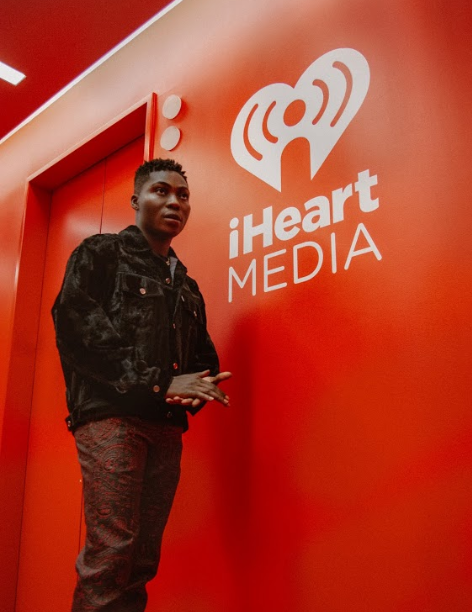 Reekado Banks at iHeart during his US tour in August 2019. (Nabsolute Media)